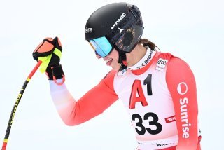 Malorie Blanc, 9ème du Super G de Sankt Anton le 12 janvier 2025